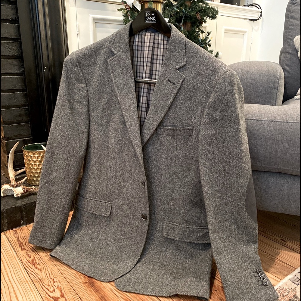 Joseph A. Bank Medium Gray Sports Coat Blazer Size 41 - Never Worn